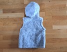 Merinoull vest med hette for barn thumbnail