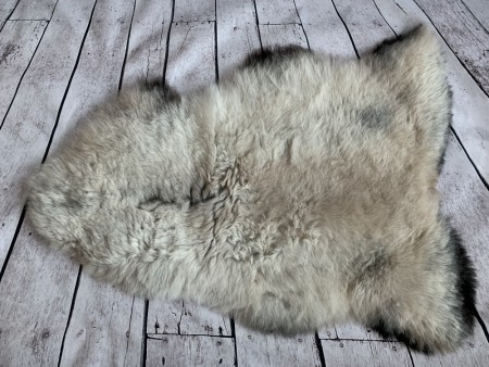 Ekte Islandske Saueskinn i Natural Melange farge -korthåret